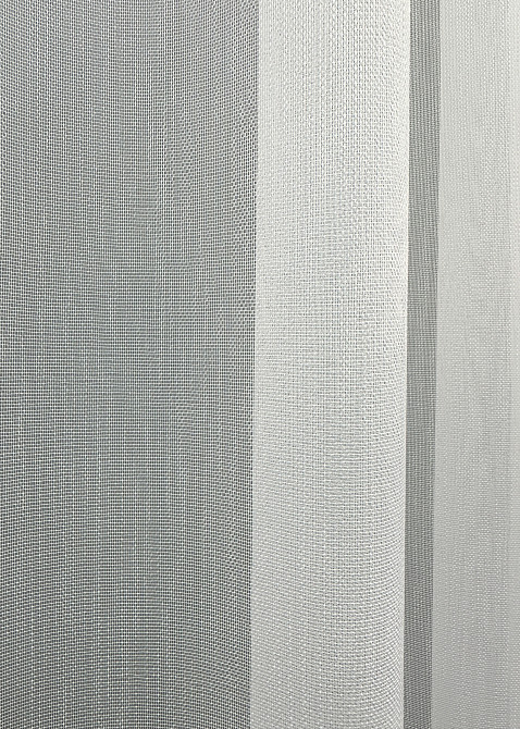 Тюль бамбук с вышивкой и люрексом цвет белый 1817т Киев - изображение 3