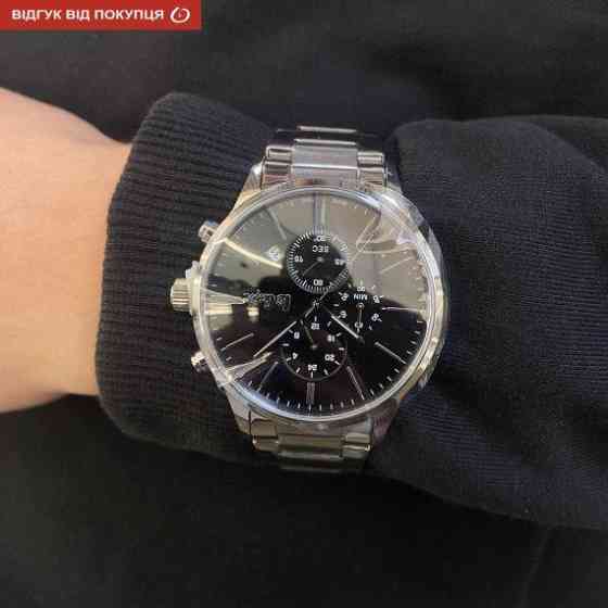Мужские водостойкие наручные часы Lee Cooper Plane (Серебристый) Киев