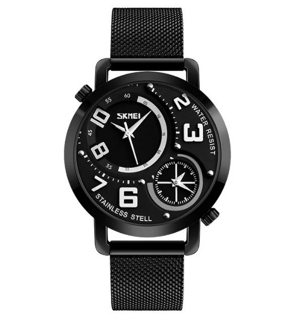 Чоловічий наручний годинник Skmei Moon 9168 Чорний Вінниця - фото 1