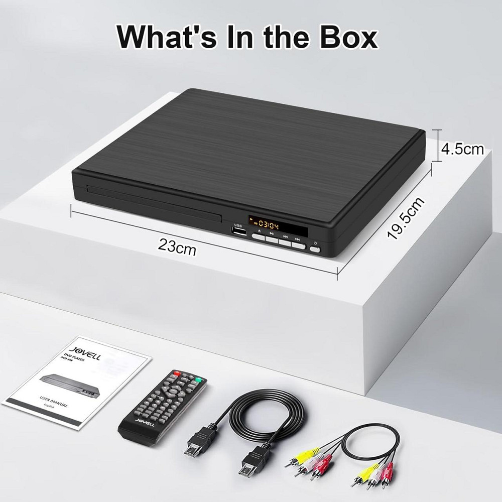 DVD-програвач JOVELL  DVD-198 для телевізора із виходом HDMI та AV Дніпро - фото 2