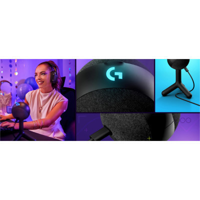 Микрофон Logitech G Yeti Orb RGB Gaming Mic with Lightsync Black (988-000551) Винница - изображение 5