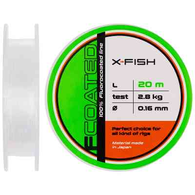 Флюорокарбон X-Fish FCoated 20m 0.16mm 2.8kg (1917.01.41) Вінниця