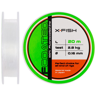 Флюорокарбон X-Fish FCoated 20m 0.16mm 2.8kg (1917.01.41) Вінниця - фото 1