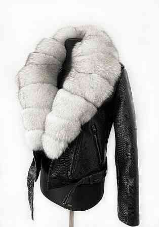 Куртка косуха жіноча з натуральним хутром песця р 50 Харків