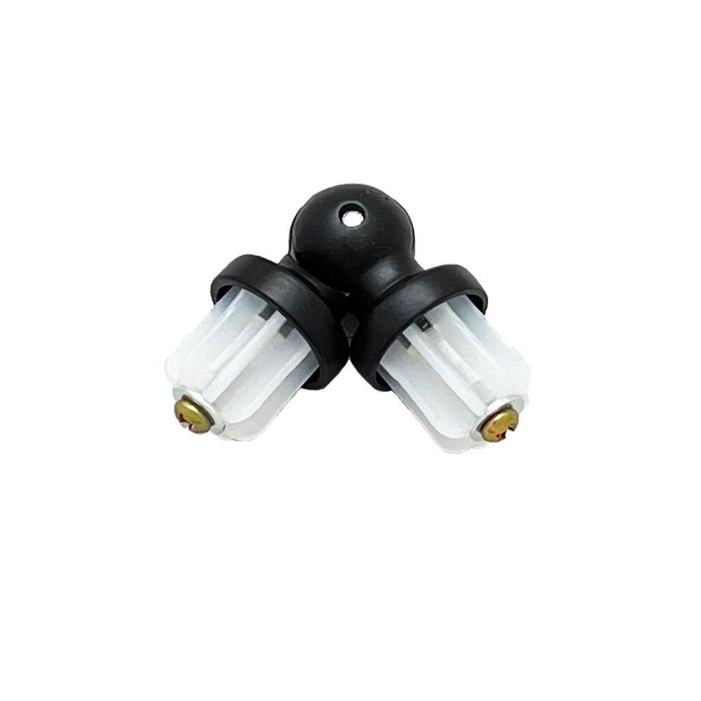 КУТОВИЙ з'єднувач для труби Orvit 25 мм ЧОРНИЙ ОКСАМИТ Львів - фото 1