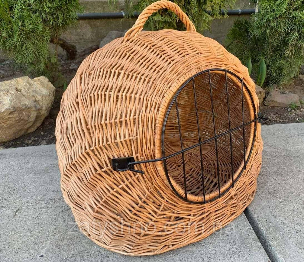 Кошик для кота переноска натуральна Київ - фото 3