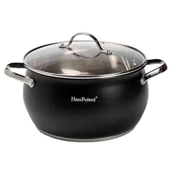 Yiwu Набір посуду для приготування з нержавіючої сталі 12 предметів, чорний Коломия