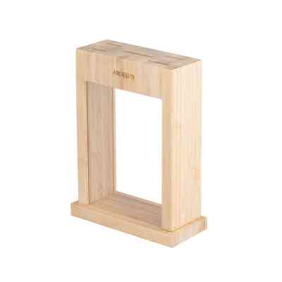 Набор ножей Ardesto Midori, 6 предметів, нержавіюча сталь, пластик, бамбук, коричневий (AR2105GR) Винница