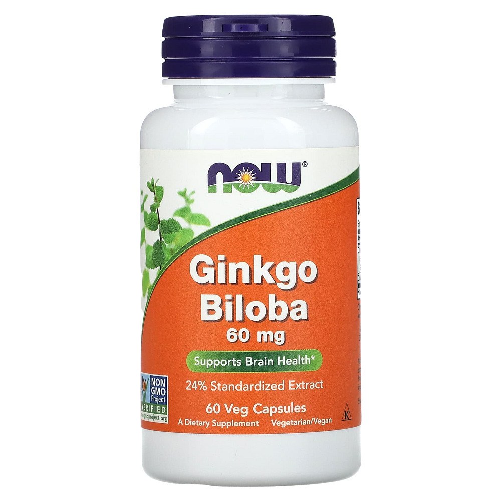 Гинкго Билоба (Ginkgo Biloba) 60 мг 60 капсул Київ - фото 1
