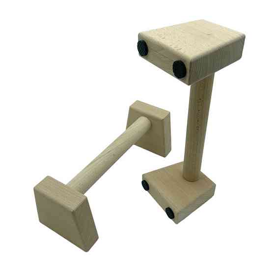 Паралетси, упори для віджимання дерев'яні Wood Gym Push Up NE-WD-40 з бука 40 см 2 шт Вінниця