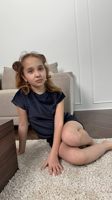 Дитяча піжама з плюш-велюру Графіт 154-158 Харків - фото 3