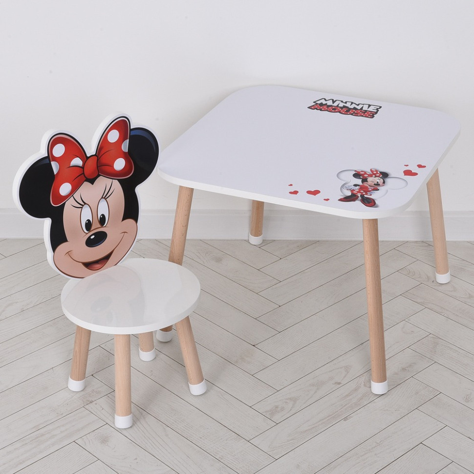 Деревянный детский столик M 502-8-1 со стульчиком Винница - изображение 1
