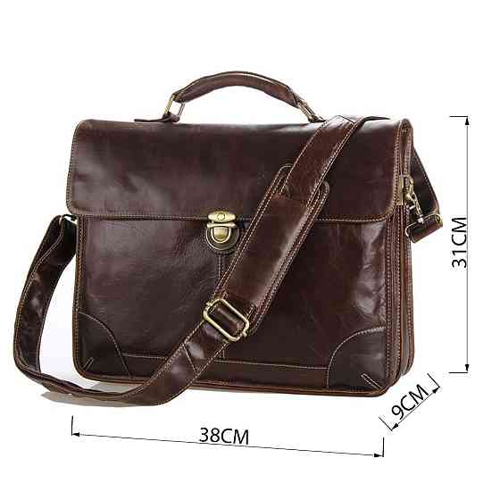 Сумка мужская Vintage 14085 для ноутбука Коричневая Киев