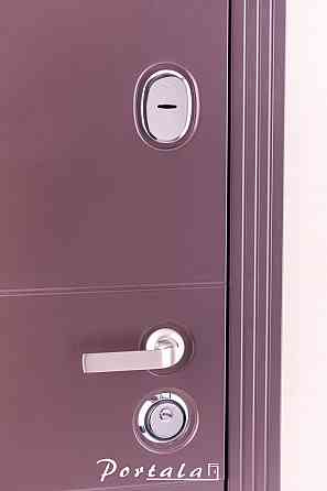 Двері вуличні, МДФ-фарбування по RAL,серія Преміум, модель Лозана, гнутий профіль, коробка 150 мм, полотно 105мм 850 Київ