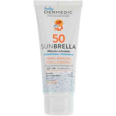 Средство от загара Dermedic Sunbrella Baby Солнцезащитное молочко для детей SPF50 100 мл (5901643170592) Винница