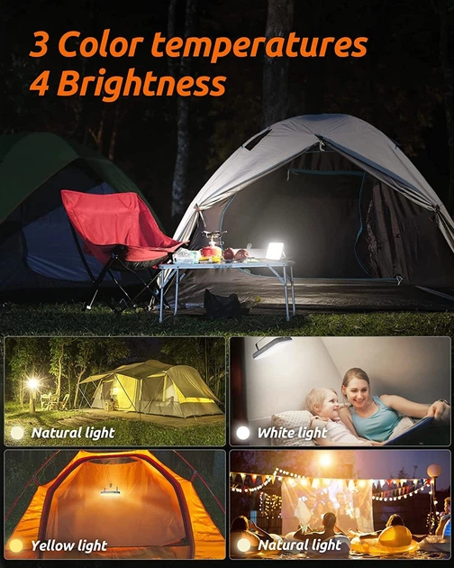Кемпінговий світлодіодний ліхтар Eventek 20000mAh Power Bank, 1200Lm, до 144 годин, 5 режимів освітлення, LED лампа Київ - фото 8