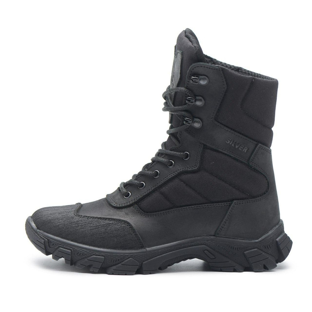 Тактичні берці Б6 чоловічі чорні - водонепроникні, вологостійкі, міцні, армійське взуття ЗСУ Харків - фото 2