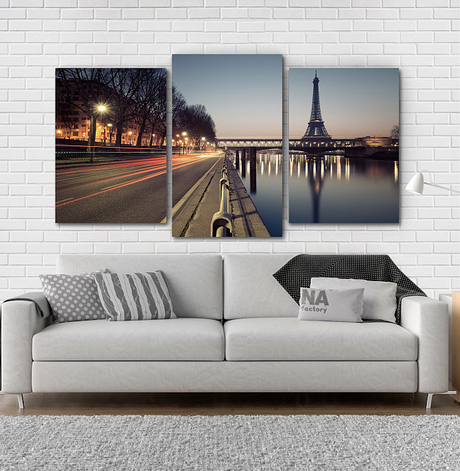 Модульная картина Ночной Париж Art-104_3 Киев - изображение 2