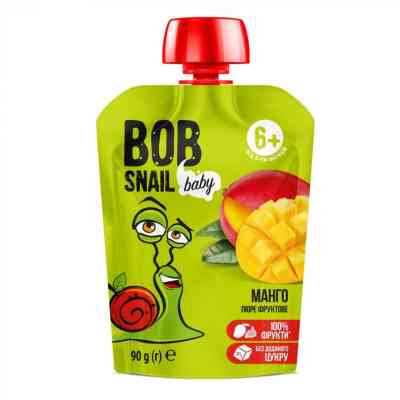 Детское пюре Bob Snail Улитка Боб Манго 90 г (4820219343844) Винница