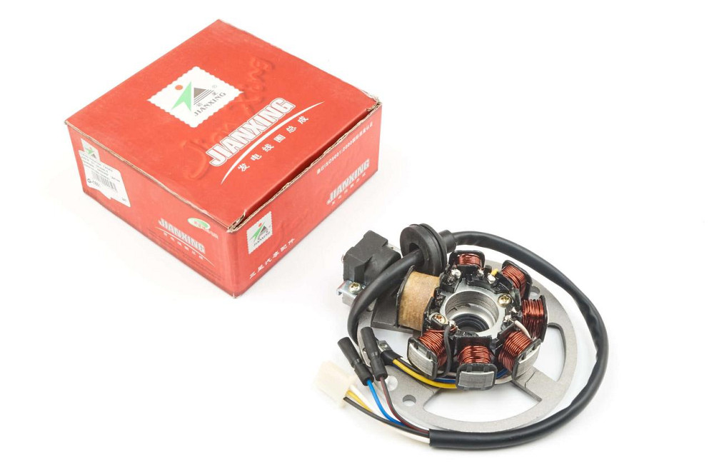 Статор генератора скутер Ямаха Йог 50 (6+1 котушок, 6 проводів) (датчик холу на один провід) Мукачево - фото 1