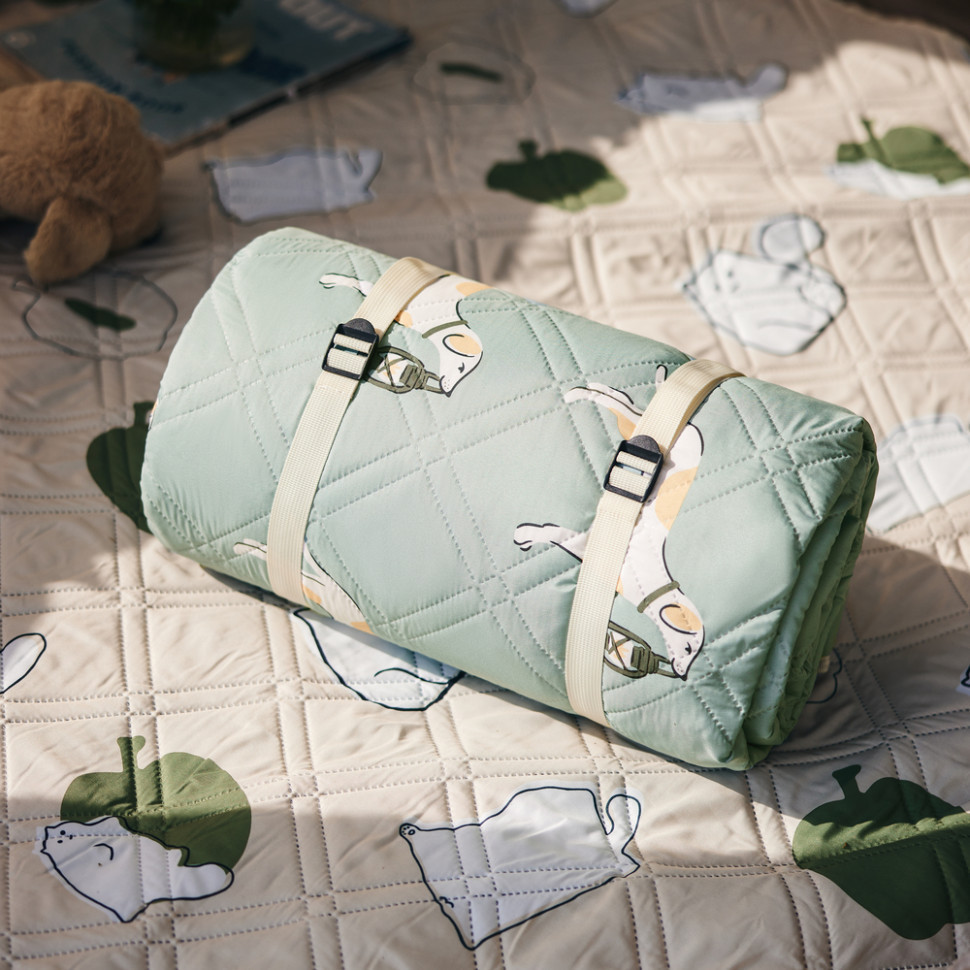 Килимок для пікніка Naturehike CNK2350WS010 210*240 см, блакитний із принтом Київ - фото 9