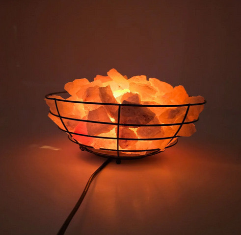 Лампа соляна з гімалайської солі Чаша Київ - фото 1