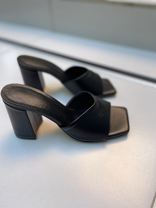 ARLEN Шльопанці жіночі ARLEN Ш-Амина чорні (літо, шкіра натуральна) (4878) Коломия - фото 2