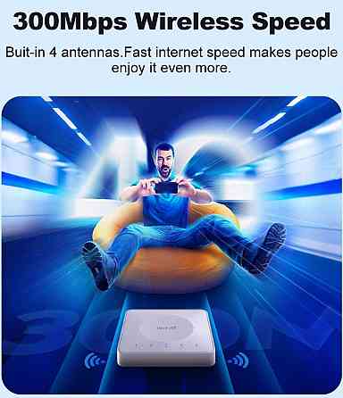 4G Wi-Fi роутер під  SIM карту, 300 Мбіт/с, Type-C живлення. Київ