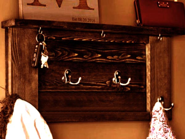 Ключница деревянная 
