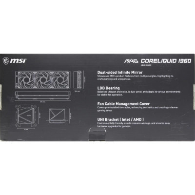 Система жидкостного охлаждения MSI MAG CoreLiquid I360 (MAG CORELIQUID I360) Винница - изображение 8
