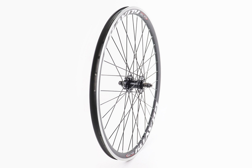 Колесо 26" переднє Disk-brake, обід алюмінієвий, втулка 14Gx36H, кріпл. гайка, "GRAVITY" (можл. подряпини) Київ - фото 1