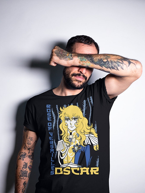 Футболка для хлопчика з аніме принтом Ретро Аніме Каваіі Ладй оверсайз (зріст від 165 до 180) Чорний AnimeJ0100m Дніпро - фото 1