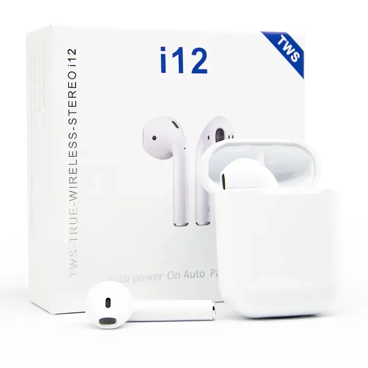 Беспроводные сенсорные наушники i12 TWS Коломыя - изображение 1