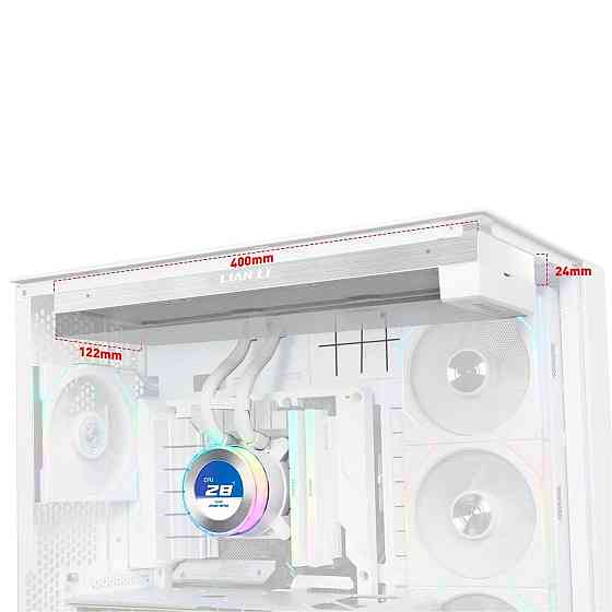 Система водяного охолодження Lian Li HydroShift II LCD-C 360 Fanless White (G89.GHS2LCD36W.00) ( Білий ) Харків