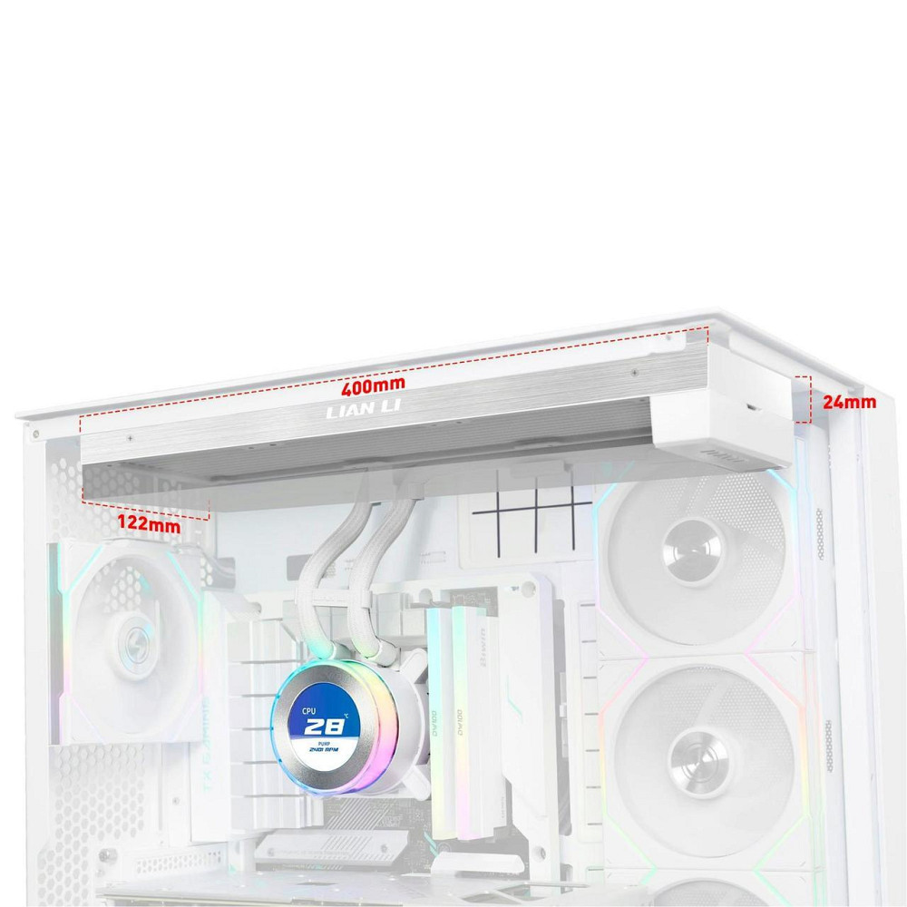 Система водяного охолодження Lian Li HydroShift II LCD-C 360 Fanless White (G89.GHS2LCD36W.00) ( Білий ) Харків - фото 3