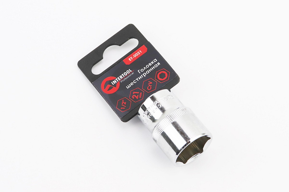Головка торцева 6-гранна 1/2" 21х38мм CrV ET-0021 Київ - фото 1