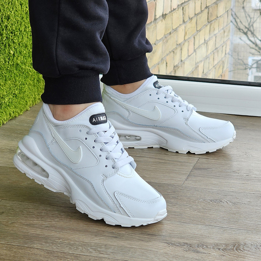 Женские Белые Кроссовки Nike Air Max 93 Кожаные Найк (размеры: 37,38,39,40,41) Видео Обзор - 93-7 Днепр - изображение 7