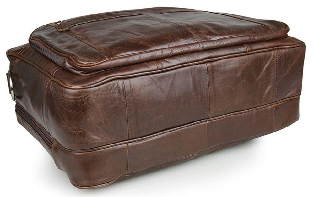 Сумка мужская Vintage 14371 для ноутбука 17 дюймов Коричневая Киев - изображение 9