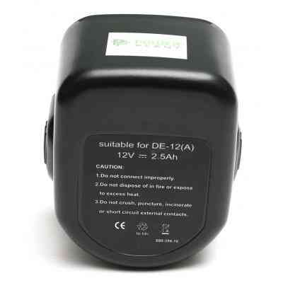 Акумулятор до електроінструменту PowerPlant для DeWALT GD-DE-12 12V 2.5Ah NIMH(DE9074) (DV00PT0034) Вінниця