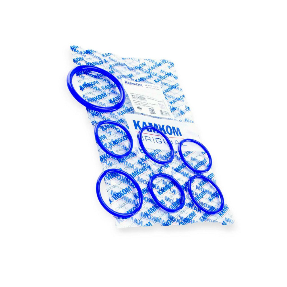 Ремкомплект охолодження Камаз силікон синій системи Мукачево - фото 1