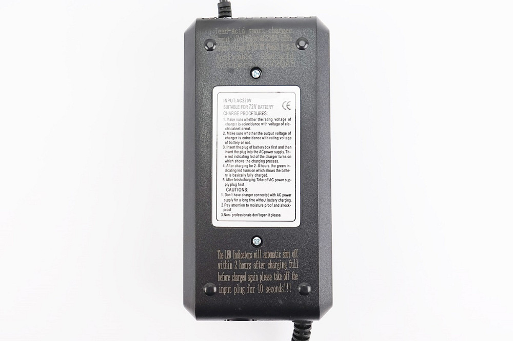 Зарядний пристрій 72V 20Ah (штекерT) TR-4 Київ - фото 2