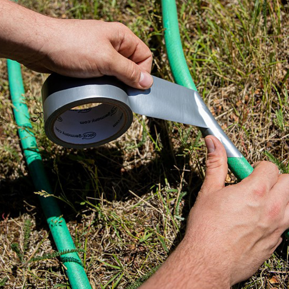 Ізоляційна стрічка (ізолента) "PowerTape" 50мм х 10м 0,2мм срібляста Alca, 554100 Київ - фото 5