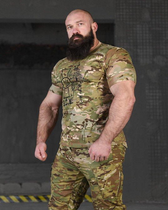 Футболка ЗСУ мультикам fighter ВТ7753 Одеса - фото 4