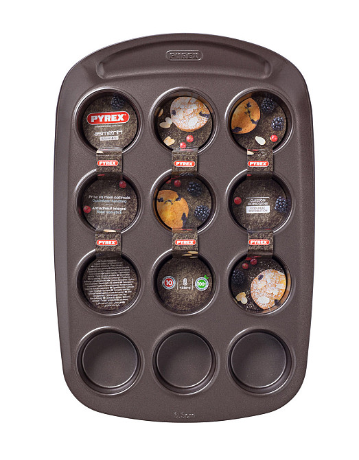 Форма для маффінів PYREX ASIMETRIA, 12 шт. 6.5 см (6236591) Київ - фото 1