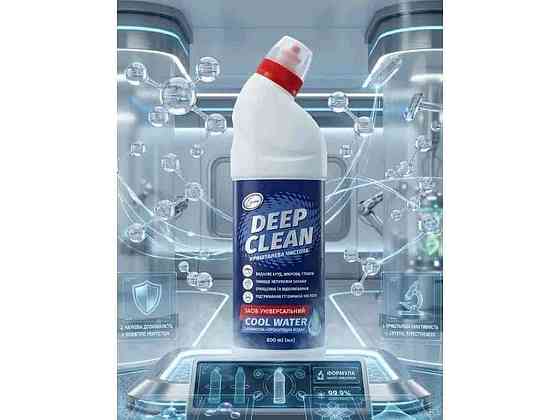 Засіб миючий Deep Clean з ароматом Прохолодна вода / Cool Water . 800мл ТМ САНА Київ