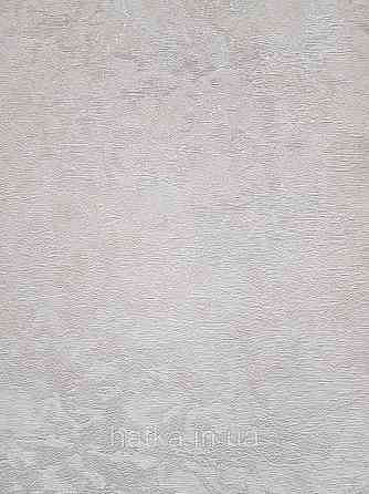 Шпалери вінілові на флізеліні гарячого тиснення DU&KA 1.06х10 вензель основа під штукатурку сірі коричневі Київ