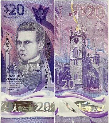 Барбадос / Barbados 20 Dollars 2022 Pick 83 UNC Полтава - фото 1