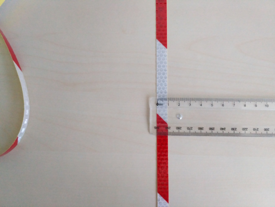 Світловідбивна смужка довжина 7.90 м. Біла з крас Київ - фото 7