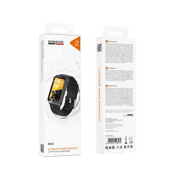 Смарт-часы BOROFONE BD16 Smart bracelet Black Одесса