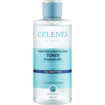 Тоник для лица Celenes Термальный Для очищения и ревитализации 200 мл (7350104249564) Винница - изображение 1